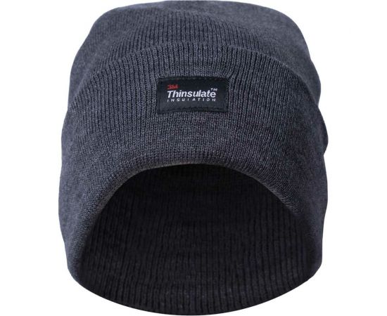 Двойная трикотажная шапка ГК Спецобъединение с утеплителем Тинсулейт, серая Шап 700 