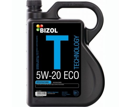 НС-синтетическое моторное масло Bizol Technology 5W-20, SN, C5, 5 л 85721 