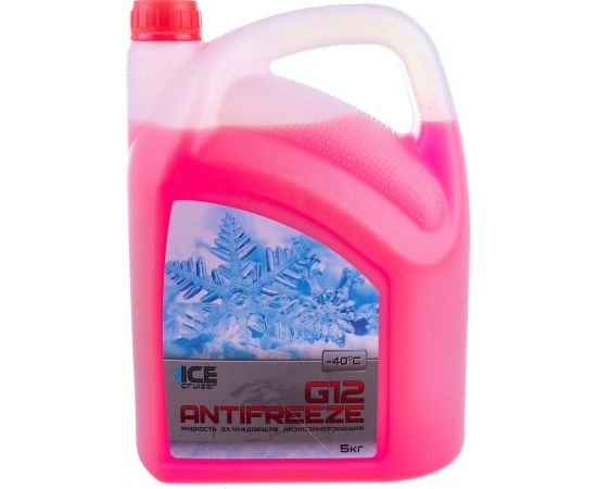 Антифриз ICE CRUIZER красный, G12, -40С, 5 кг IC11504 