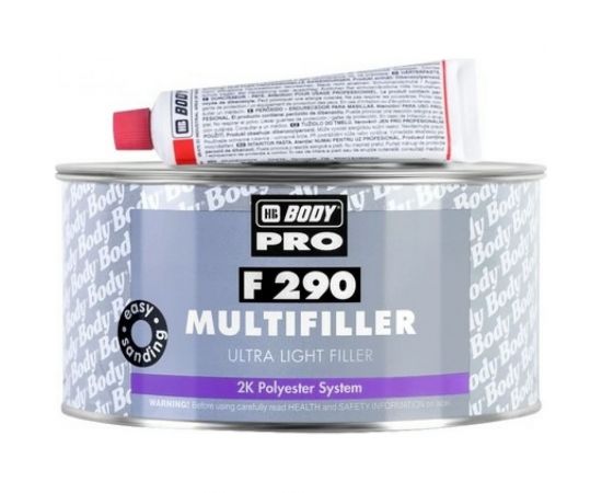 Шпатлевка HB BODY PRO F290 Ultra Light Multifiller Biege 0,2л 2901300050 – изображение 2