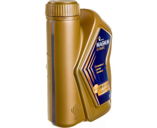 Моторное масло РОСНЕФТЬ Magnum Ultratec 5W-30 SL-CF синт. кан. 1 л 40815332 – изображение 2