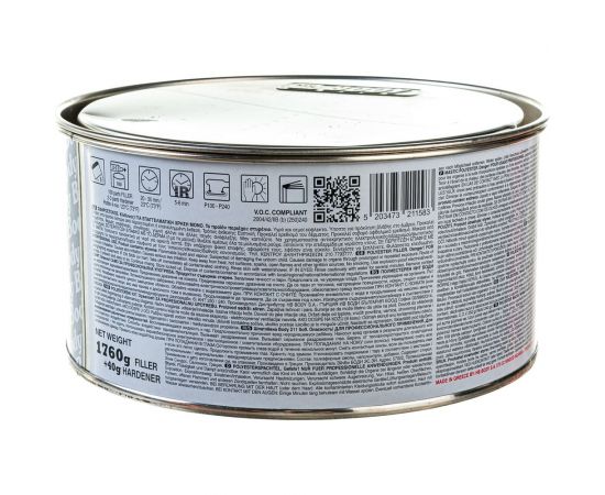 Шпатлевка HB BODY PRO F211 SOFT 1,8кг 2112300012 – изображение 2