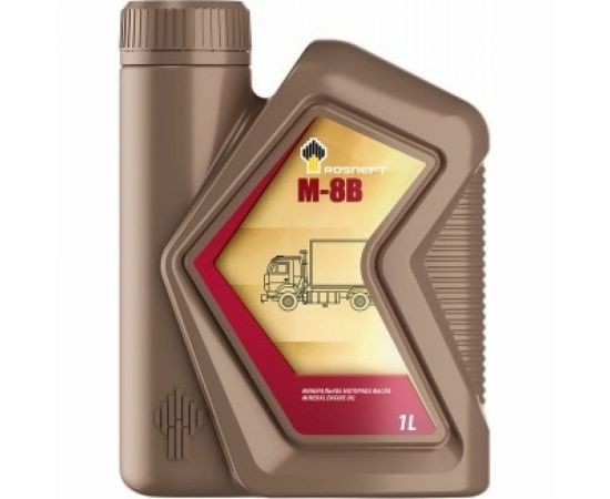 Моторное масло РОСНЕФТЬ М-8В минер. кан. 1 л 40823532 – изображение 2