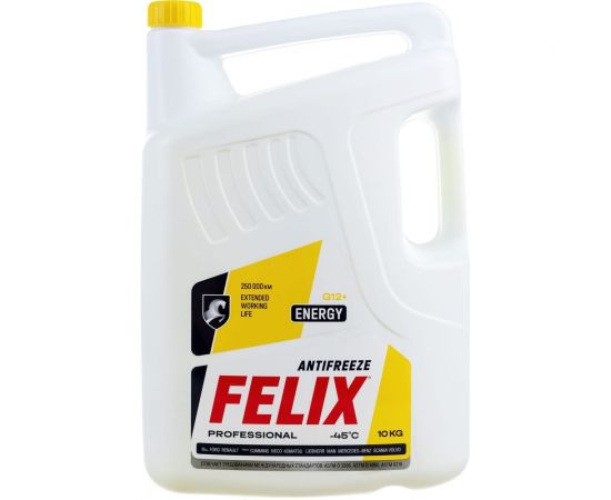 Антифриз FELIX ENERGY -45град.С, G-12, 10 кг, желтый 430206028 – изображение 3