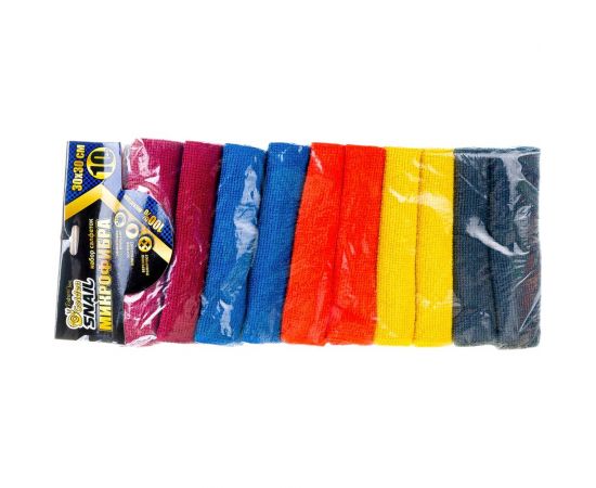 Набор из 10 шт. салфеток Golden Snail 30x30 см. микрофибра универсальная GS0452 – изображение 3