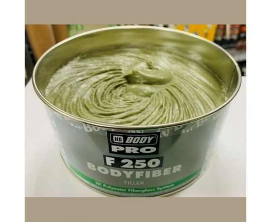 Шпатлевка HB BODY PRO F250 FIBER 1,5кг 2500600001 – изображение 3