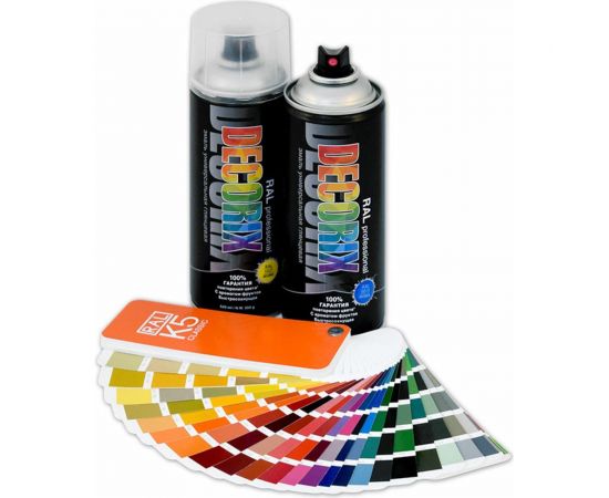 Аэрозольная эмаль Decorix RAL PROFESSIONAL (глянцевая; серое окно RAL 7040; 520 мл) 0138-7040 DX – изображение 3