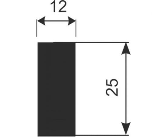 Рейка Cosca Decor RX001 25x12 мм, 2000 мм, экополимер СПБ103103 – изображение 4