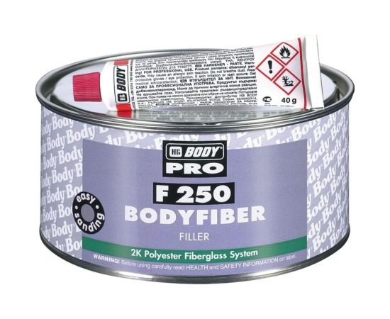 Шпатлевка HB BODY PRO F250 FIBER 0,25кг 2500600050 – изображение 5