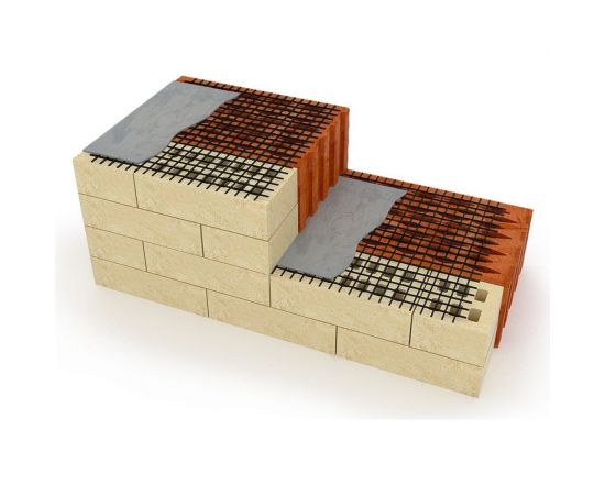 Сетка базальтовая кладочная ГРИДЕКС Универсал ( ячейка 25x25 рулон 1мх50м) ГУ 1-50Л – изображение 9