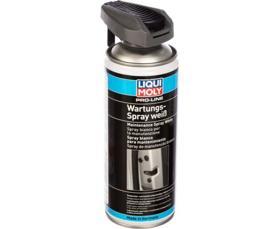 Грязеотталкивающая белая смазка LIQUI MOLY Pro-Line Wartungs-Spray weiss 0,4л 7387 