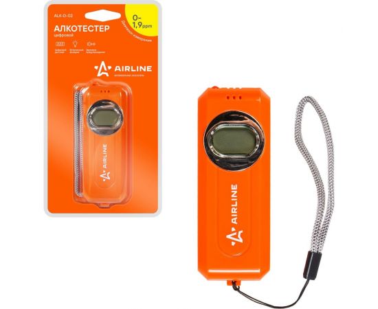 Цифровой алкотестер Airline ЖК дисплей ALK-D-02 