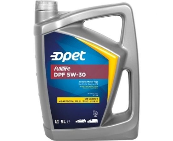 Синтетическое моторное масло OPET Fullife DPF 5W-30, 5л 601370977 