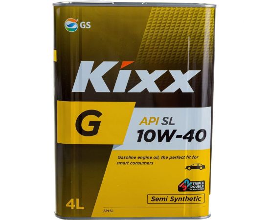 Моторное масло KIXX G SL/CF, 10W40, полусинтетическое, 4 л L531644TE1 