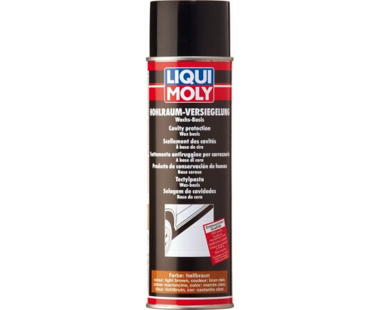 Антикор для пустот кузова LIQUI MOLY Hohlraum-Versiegelung-Spray hellbraun, воск, светло-желтый, 0,5л 6107 