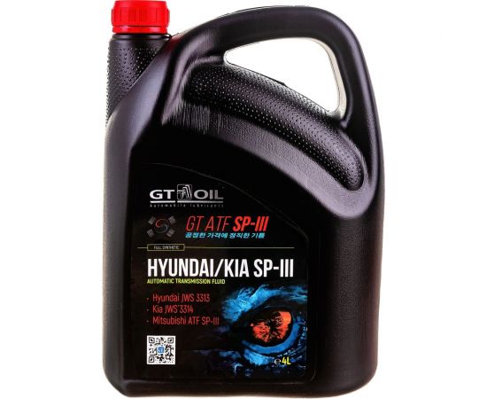 Масло GT OIL GT ATF SP-III, 4 л 8809059409800 
