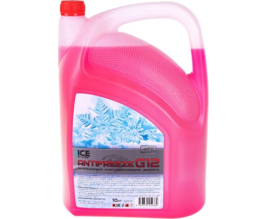 Антифриз ICE CRUIZER красный, G12, -40С, 10кг IC11605 