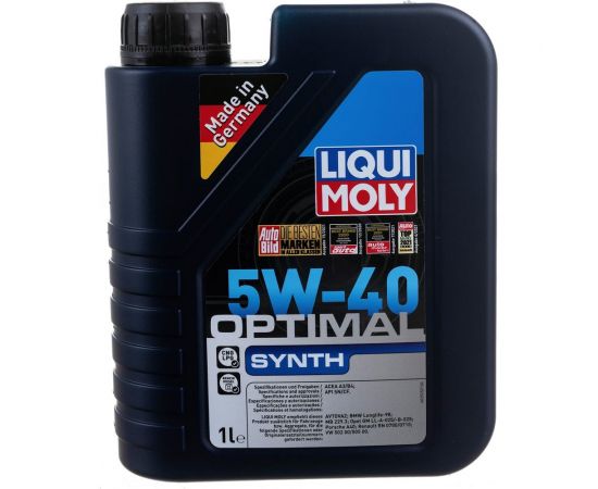 НС-синтетическое моторное масло LIQUI MOLY Optimal Synth 5W-40 1л 3925 