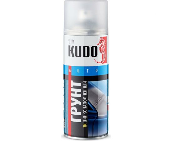 Грунт аэрозоль KUDO 1К цинконаполненный серый 520 мл 2301 11597415 
