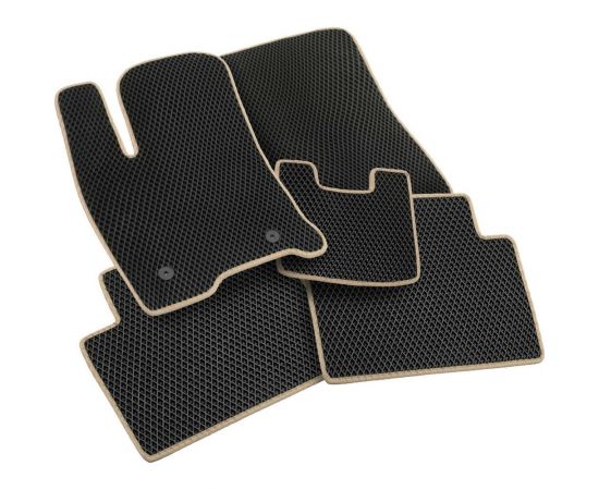 Коврики Vicecar ЕВА / EVA / ЭВА для Acura MDX I 2001-2006 EV1001-бежевый – изображение 2