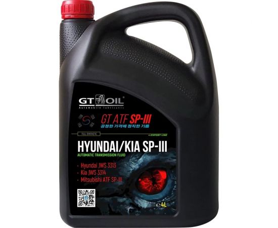 Масло GT OIL GT ATF SP-III, 4 л 8809059409800 – изображение 2