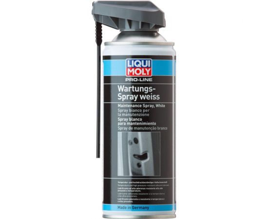 Грязеотталкивающая белая смазка LIQUI MOLY Pro-Line Wartungs-Spray weiss 0,4л 7387 – изображение 2