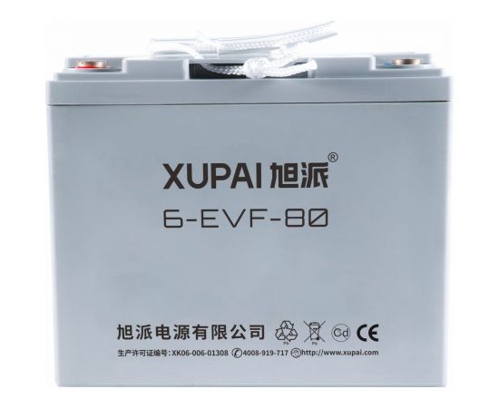 Аккумуляторная батарея AGM XUPAI 6-EVF-80 AGM battery 100 Ah C20 – изображение 2