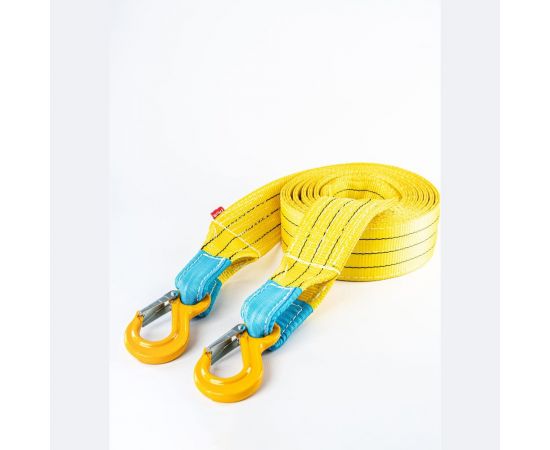 Усиленный буксировочный трос Tplus 16 т, 6 м, крюк/крюк T000935 – изображение 2