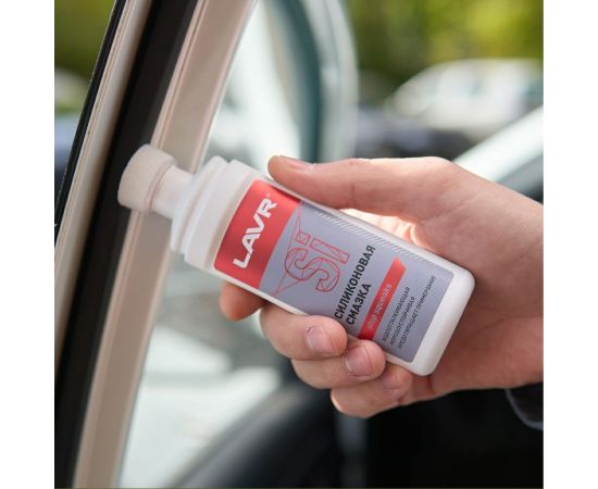 Силиконовая смазка для резиновых уплотнителей LAVR 100 мл Ln1540 – изображение 3