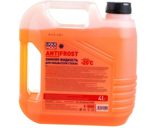 Незамерзайка для омывателя стекла LIQUI MOLY ANTIFROST Scheiben-Frostschutz -20С, 4 л 35020 – изображение 3
