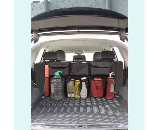 Органайзер на спинку заднего сиденья Tplus Ultra 1000x500 мм, оксфорд 600, чёрный T017759 – изображение 3