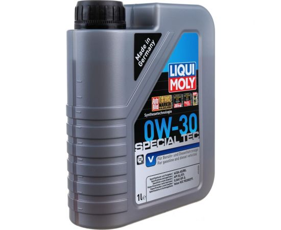 НС-синтетическое моторное масло LIQUI MOLY Special Tec V 0W-30 1л 2852 – изображение 3