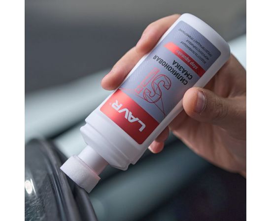 Силиконовая смазка для резиновых уплотнителей LAVR 100 мл Ln1540 – изображение 4