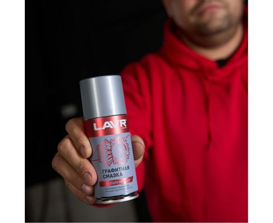 Графитная смазка LAVR 210 мл Ln1478 – изображение 4