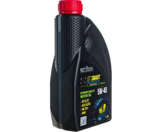 Моторное масло GT OIL Smart SAE 5W-40 API SL/CF, 1 л 8809059408841 – изображение 4