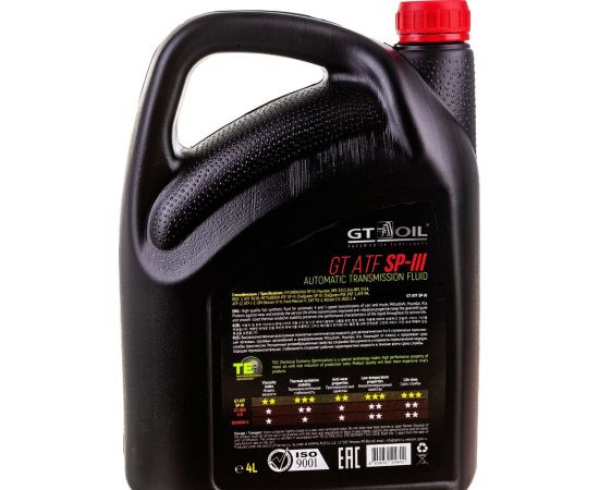 Масло GT OIL GT ATF SP-III, 4 л 8809059409800 – изображение 4