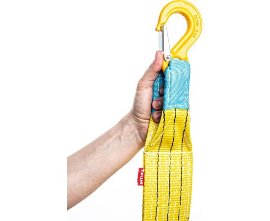 Усиленный буксировочный трос Tplus 16 т, 6 м, крюк/крюк T000935 – изображение 5