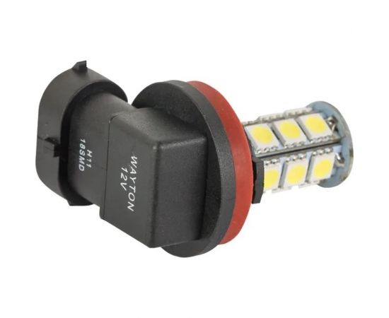 Автомобильная лампа WAYTON H11/H16-18SMD, ПТФ/ДХО, 5000 K, 12 В, блистер, 1 шт. 1109024 – изображение 5