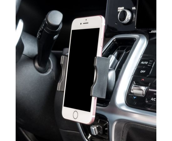 Держатель телефона SKYWAY на дефлектор (шир.58-92мм), черный S00301044 – изображение 6