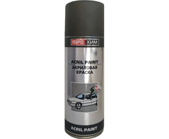 Краска Аэрохим черная матовая RAL 9005 520 мл, в аэрозольном баллоне/спрей AR-106 