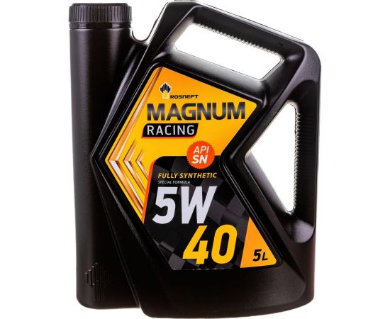 Моторное масло РОСНЕФТЬ Magnum Racing 5W-40 (РНПК) SN/A3/B4 синт. кан. 5 л 40801650 