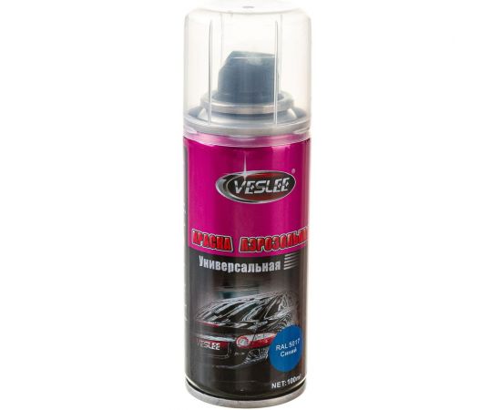 Аэрозольная краска Veslee 100ml цвет синий VL-P2E 5017 