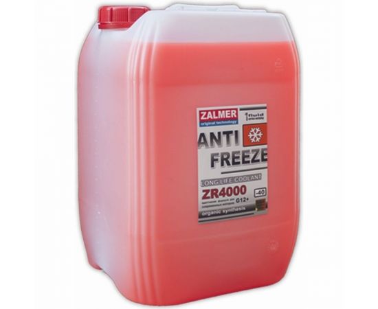 Антифриз ZALMER Antifreeze ZR4000 LLC G12+ красный -40С 20кг нетто ZR40R020 