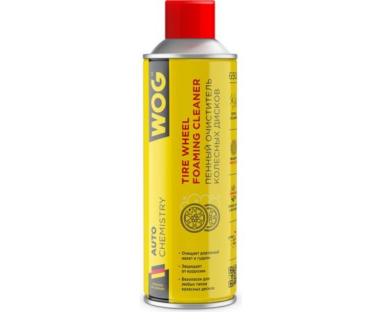Пенный очиститель колесных дисков WOG 650 мл WGC0842 
