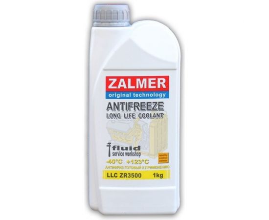 Антифриз ZALMER Antifreeze ZR3500 G11 LLC желтый -35С, 1кг ZR35Y001 