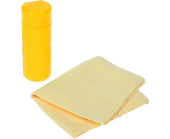 Салфетка из синтетической замши Рыжий кот в тубе, 43x32см 104777 