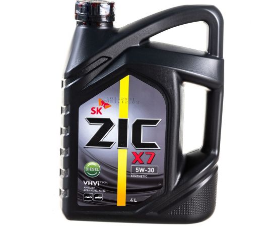Масло синтетическое (X7; 5w30 Diesel; SL/CF; 4 л) для легковых авто ZIC 162610 