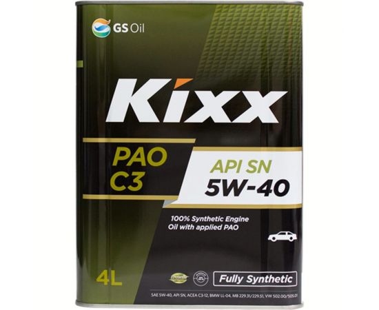 Моторное масло KIXX PAO 5W40, синтетическое, 4 л L209244TE1 