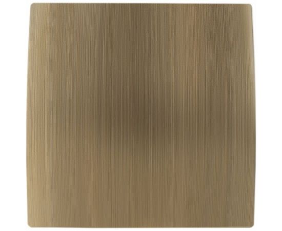 Вытяжной бесшумный вентилятор для ванной MMOTORS JSC ММР 100 пластик золото, тонкий 0733 