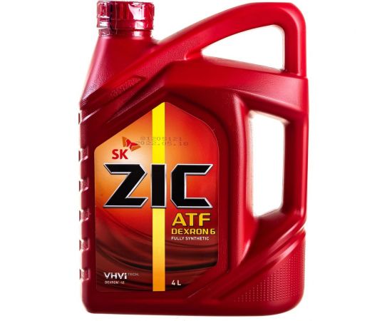 Масло (ATF Dexron 6; 4 л; GM) для автоматических трансмиссий ZIC 162630 